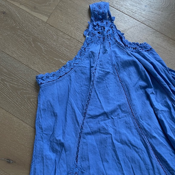 Free People One Sleeve Midi Dress Size Large - Picture 7 of 7